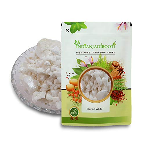 IndianJadiBooti Surma White | Natural Kohl | Ayurvedic Herbal Eye Care | 250 Grams Pack