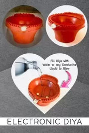 NMII Plastic (Pack of 6) Table Diya Set