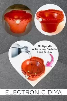 NMII Plastic (Pack of 6) Table Diya Set
