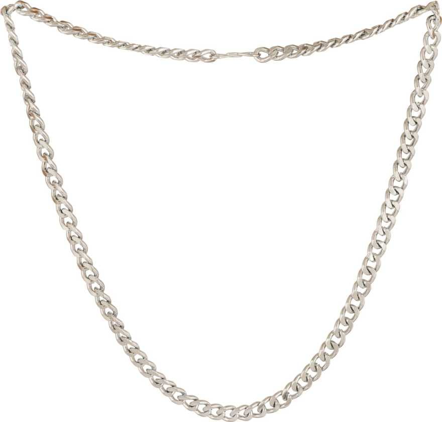 ASTRODIDI Men Chain Silver Plated Stylish Boy's, Gent's and Men's Chain Looking Stylish Elegant Neck Chain
