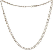 ASTRODIDI Men Chain Silver Plated Stylish Boy's, Gent's and Men's Chain Looking Stylish Elegant Neck Chain