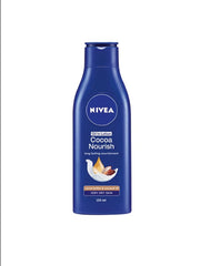 Nivea Unisex Set of 2 Cocoa Nourish Oil Body Lotion