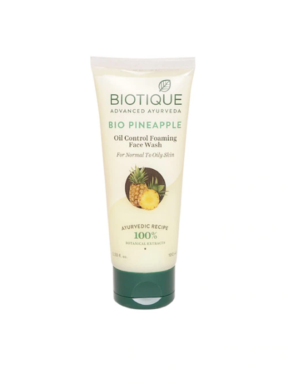 Biotique Unisex Set of 2 Advanced Ayurveda Pineapple Oil Control Face Wash (100ml each)