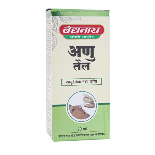 Baidyanath Anu Taila Ayurvedic Nasya Oil, 20 ml