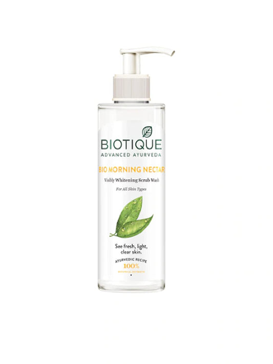 Biotique Advanced Ayurveda Morning Nectar Visibly Flawless Sustainable Face Wash 200 ml