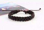 6pcs Latest Collection Genuine Leather Bracelet Wraps Casual Wear Skin Friendly Stylish Bracelets for Men Boys by Shining Diva Fashion