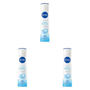 NIVEA Women Fresh Natural Deodorant Spray, 150Ml (Pack of 3)