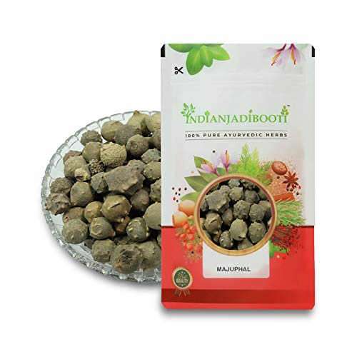 IndianJadiBooti Majuphal Whole (Oak Galls/Quercus Infectoria) – Pure Natural Astringent for Oral Health & Skin Toning – Helps Maintain Gum Strength & Intimate Wellness