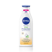 NIVEA Aloe Protection Body Lotion 200 ml | With Hyaluronic Acid & 72Hr Hydration | SPF 15 | Aloe Vera Extracts | Deep Moisture Serum | For Men & Women | All Skin Types