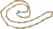 ASTRODIDI Gold and Silver Plated Pure Stainless Steel Chain | Stylish Boys, Girls, Mens and Women Chain Looking Elegant Neck Chain