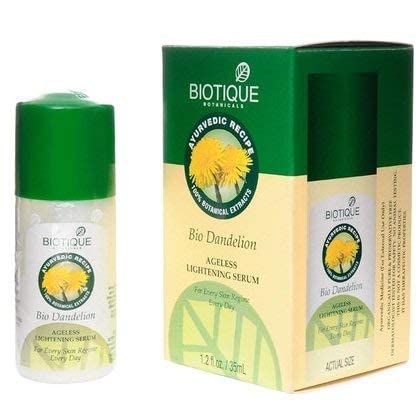 Biotique Skin Care for Youthful Complexion Dandelion Face Vitaliser, 35ml (Pack of 2)