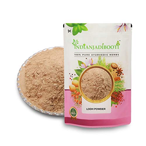 IndianJadiBooti Lodh Pathani (Chhal Powder) - Lodhar - Simplocos Racemosa Bark - Pathani Lodh - Lodha Bark - Lodhra - Lodhra Chhal Powder - Lodhra Pattai - 400g