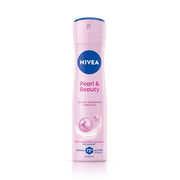 NIVEA Pearl & Beauty Deodorant Spray for Women, 72H Odour & Sweat Protection Underarm Deo, Smooth & Even Underarms, All Day Freshness, Body Odour Protection, Daily Use Body Spray & Deodorant, 150 ml
