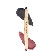 INSIGHT Duo Eyeshadow Stick- Charcoal Charm & Blush |Shimmery Finish | Long Lasting & Ultra Smooth | Waterproof & Crease-Proof | Highly Pigmented (2gm)
