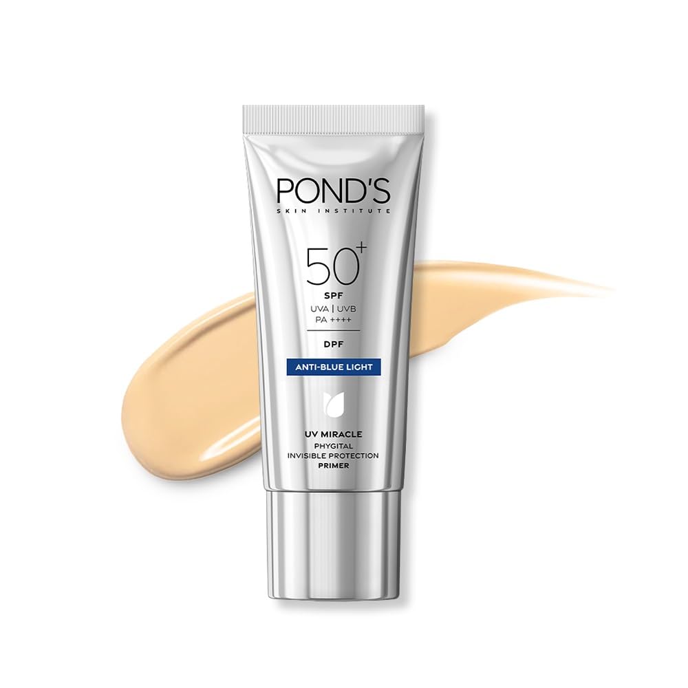 POND'S Anti-Blue Light UV Miracle | Tinted SPF 50 PA ++++ & DPF - Digital Protection Factor| Ultimate Skin Protection, 50g