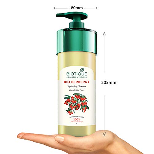 Biotique Berberry Hydrating Cleanser | Gentle & Deep Cleansing Face Wash | Helps Remove Dirt, Oil & Impurities | Hydrates, Refreshes & Soothes Skin | 800ml (Pack of 2)