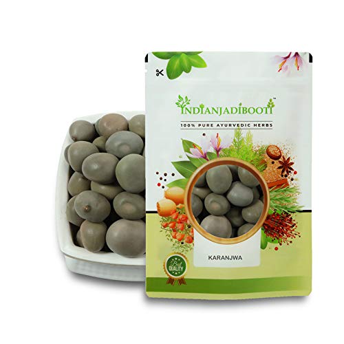IndianJadiBooti Pure Karanjwa Beej (Latakaranja) | Raw Ayurvedic Bitter Tonic for Women's Cycle Balance, Seasonal Wellness & Gut Detox (250g)
