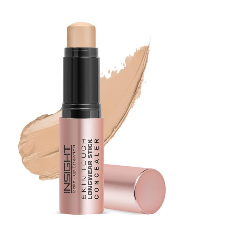 INSIGHT Skin Touch Longwear Concealer | Creamy Formula | Long Lasting | Waterproof | Lightweight | Buildable Coverage | Infused with Coffee Seed Oil & Mango Butter - (LNP15) 5g