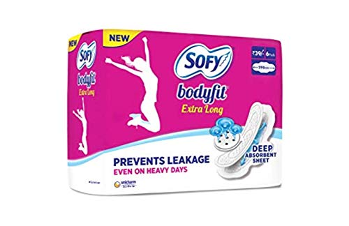 Sofy Bodyfit, XL, Count of 6 [Pack of 3]