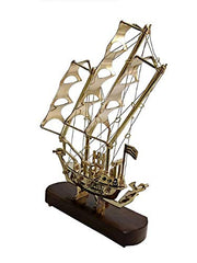 DSH Pure Brass Titanic Ship with Wooden Base Showpiece Item Perfect for Home Decoration and Gifting. (12 Inch)
