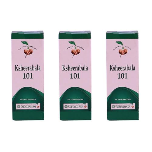 Vaidyaratnam Ksheerabala 101 Aavarthi 10ml (PACK OF 3)