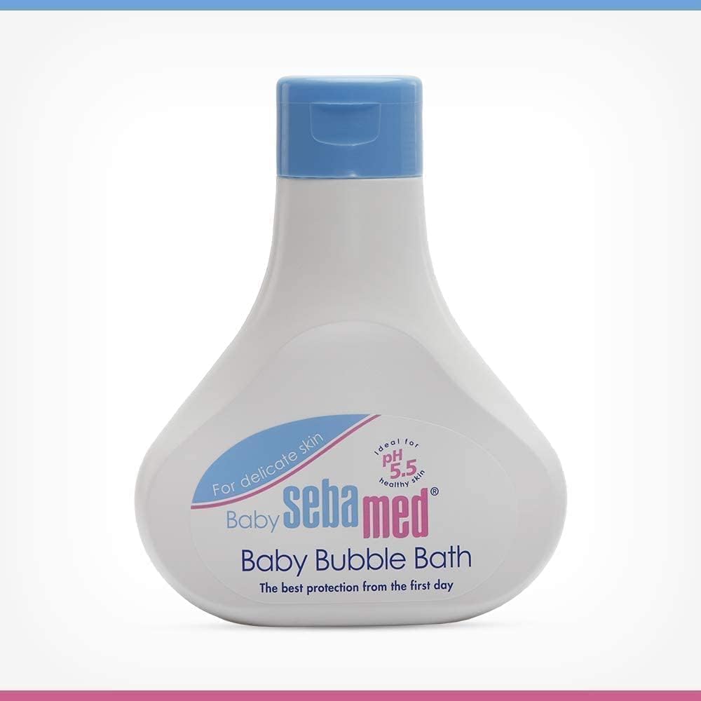 Sebamed Baby Bubble Bath|pH 5.5|With Chamomile|Soap Free|No Tears|200 ml (Pack of 3)