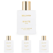 Bella Vita Luxury White Oud Unisex Eau De Liquid Perfume With Orange, Patchouli, Musk|Premium, Long Lasting Oud & Fruity Fragrance For Unisex,100Ml (Pack Of 4)