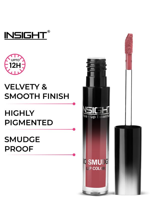 INSIGHT No Smudge Lipcolor | Full Coverage | Fade-Proof Formula | Velvety Texture | Lightweight | Nourishing | All-Day Comfort | Long-Lasting | Rio De Jenerio-4g