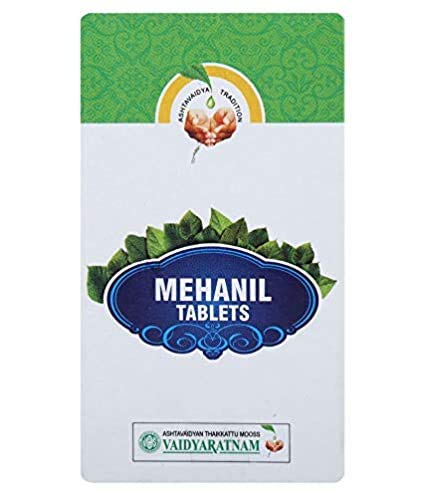VAIDYARATNAM Mehanil Tablets – 100, Ayurvedic Products, Ayurveda Products