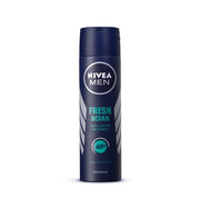 Nivea Fresh Ocean Deodorant for Men, 150 ml & NIVEA Men Crème, Dark Spot Reduction, Non Greasy Moisturizer, Cream with UV Protect, 75 ml