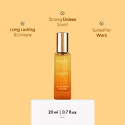 Bella Vita Luxury Honey Oud Unisex Liquid Eau De Parfum With Bergamot, Patchouli, Vanilla Premium, Long Lasting Sweet & Spicy Fragrance, 20ml