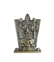 SHINDE EXPORTS Balaji Lakshmi Small Metal Idol Statue for car Home Office (Bronze)