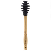 Urban Platter Silicone Dipper for Honey,Maple Syrup, Molasses, Melted Chocolate, Caramel Dippers Server [with Wooden Handle, Easy to Clean, Perfect for Non-Stick Utensils, Heat-Resistant]