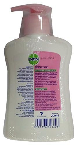 Dettol Liquid Handwash - Skin Care, 200ml Bottle