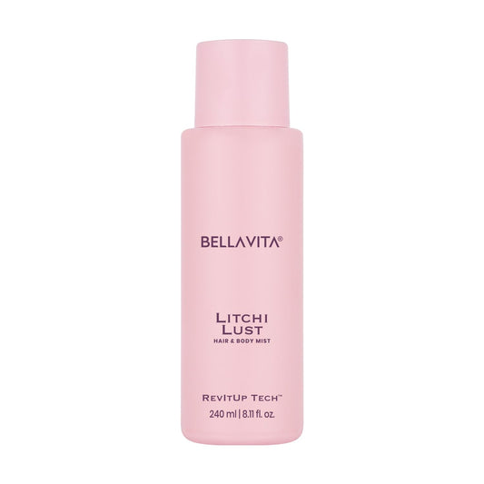 Bellavita Litchi Lust | 2 in 1 Hair and Body Mist | 240ml | Long Lasting Premium Body Mist for Woman, Girl | Water based formulation
