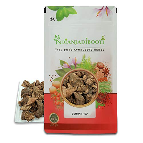 IndianJadiBooti Red Behman Surkh Salvia Haematodes, 100 Grams Pack