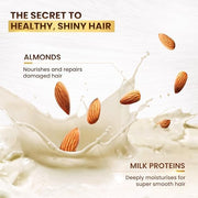 Dabur Almond Shampoo - 650 ml | For Nourished & Smooth Hair | Intense Nourishment | Helps in Hair Strenghtening | With Almond-Vita Complex & Milk Extracts