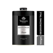Yardley London Gentleman Classic Deodorizing Talc for Men, 100g