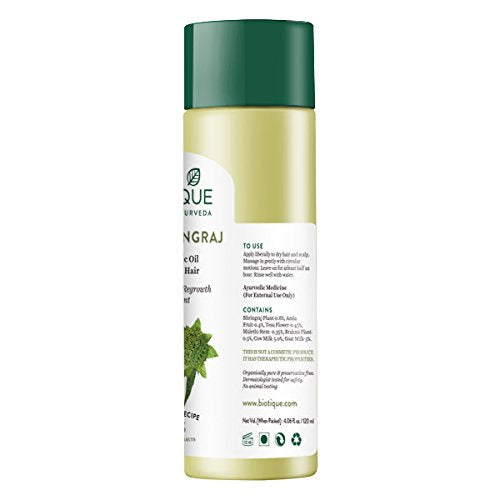 Biotique Bio Bhringraj Therapeutic Oil For Falling Hair Intensive Hair Regrowth Treatment