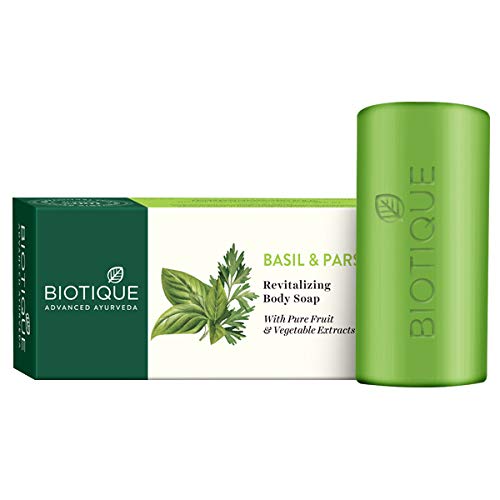 Biotique Basil and Parsley Revitilizing Body Soap, 150g
