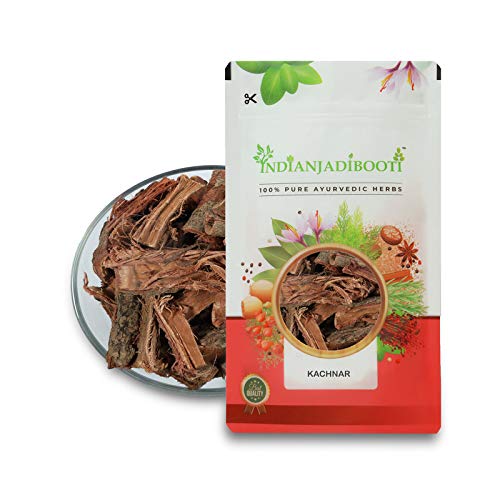 IndianJadiBooti Kachnar Chaal (100g) | Raw & Dried Bauhinia Variegata Bark | Ayurvedic Herb for Thyroid Support & Glandular Wellness | Natural Kanchanara | Authentic & Sifted