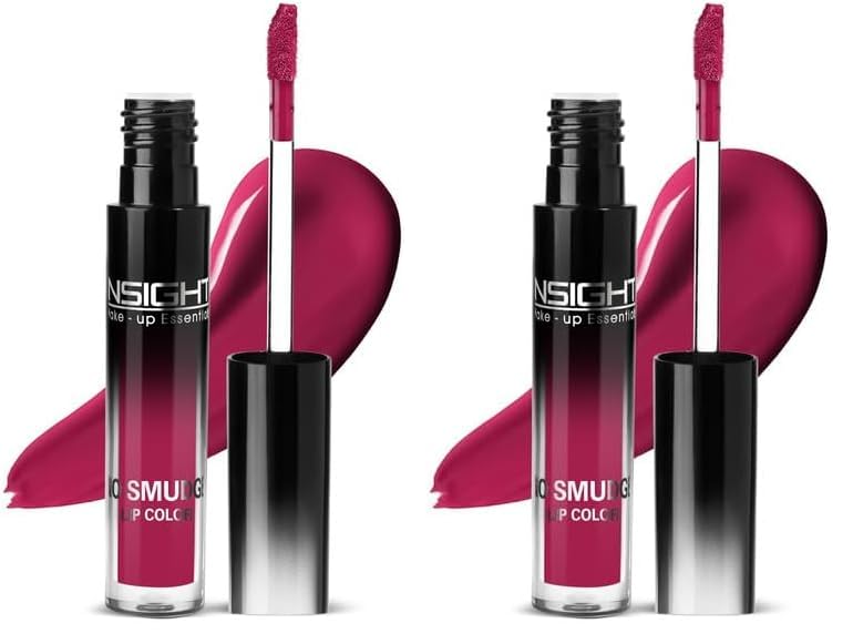 INSIGHT No Smudge Lipcolor | Full Coverage | Fade-Proof Formula | Velvety Texture | Lightweight | Nourishing | All-Day Comfort | Long-Lasting | ZANZIBAR-4g (Pack of 2)