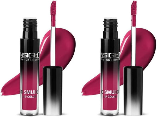 INSIGHT No Smudge Lipcolor | Full Coverage | Fade-Proof Formula | Velvety Texture | Lightweight | Nourishing | All-Day Comfort | Long-Lasting | ZANZIBAR-4g (Pack of 2)
