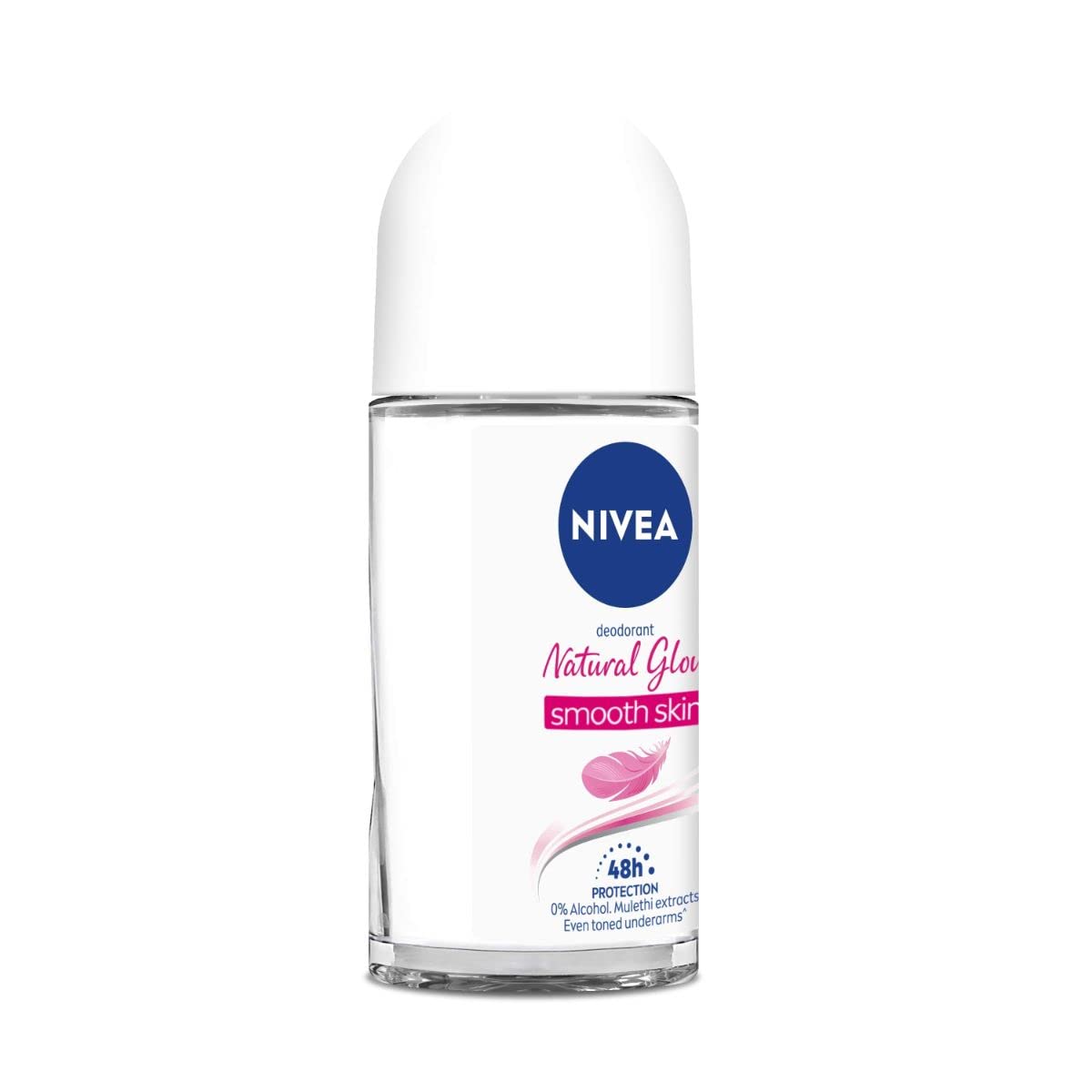 NIVEA Natural Glow Smooth Skin Deodorant Roll On for Women, 50ml (originally Whitening Smooth Skin) (Pack of 3)
