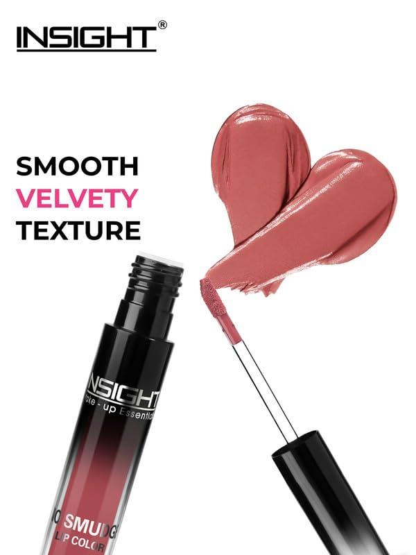 INSIGHT No Smudge Lipcolor | Full Coverage | Fade-Proof Formula | Velvety Texture | Lightweight | Nourishing | All-Day Comfort | Long-Lasting | Palawan Island-4g