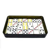 Toy Imagine Double Six Color Dot Dominoes Set