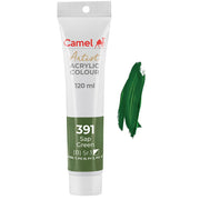 Camel Camlin Kokuyo Artist Acrylic Colour Tubes 120ml Sap Green 391