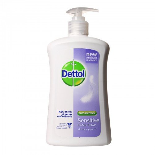 Dettol pH Balanced Liquid Handwash Jar with Pump, Sensitive- 225 ml with Dettol Soap Free