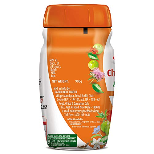Dabur Chyawanprakash Sugarfree - 900gx2, Pack of 2 | Clinically Tested Safe for Diabetics | With 40+ Ayurvedic Herbs | Boosts Immunity | Helps Build Strength & Stamina | Builds Overall Health