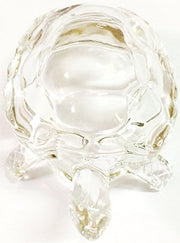 ASTRODIDI Crystal Glass Tortoise Kachua Turtle for Vaastu and Feng Shui (Standard, White)